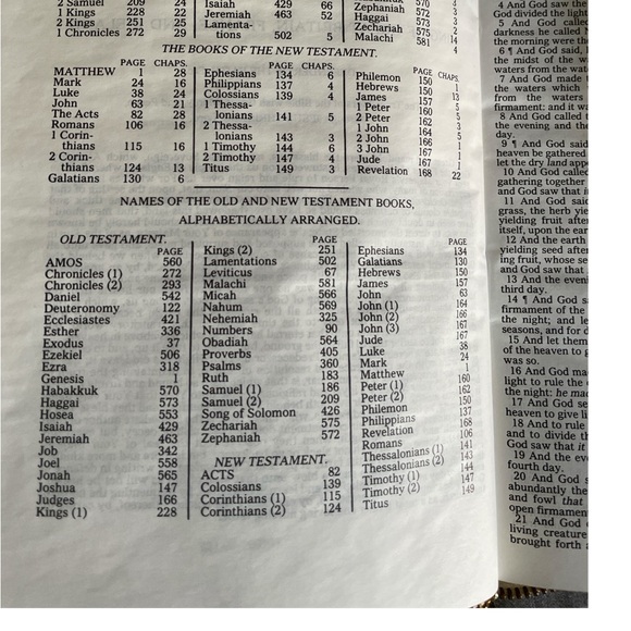 Holy Bible with Concordance in white zipped case Kings James version. - Picture 10 of 16